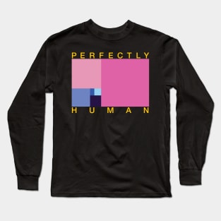 Perfectly Human - Omnisexual Pride Flag Long Sleeve T-Shirt